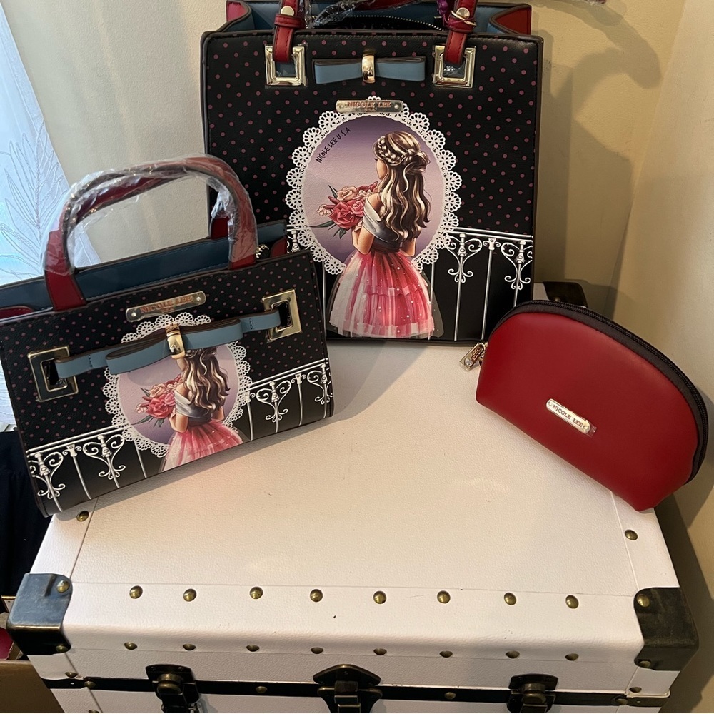 Nicole Lee 4-Piece Tote Set - Waiting For You Collection